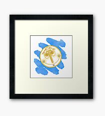 small world smile Framed Print