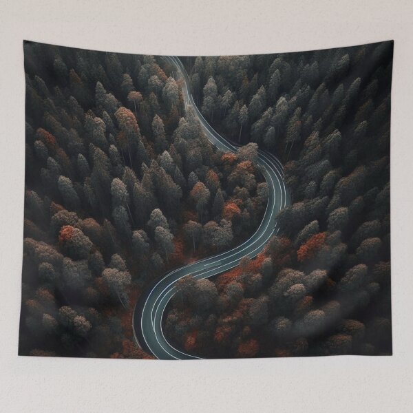 Item preview, Misterious Road in the Forest designed and sold by tipitoes.
