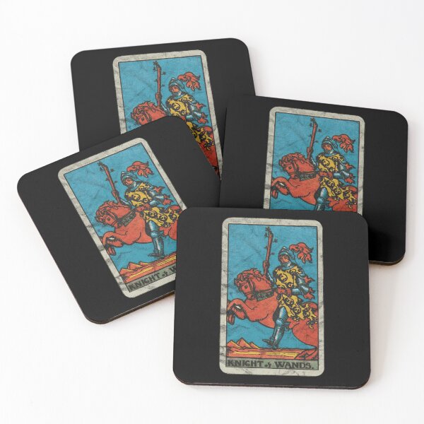 Item preview, Tarot Card - Knight of Wands (distressed design) designed and sold by siggyspatsky.
