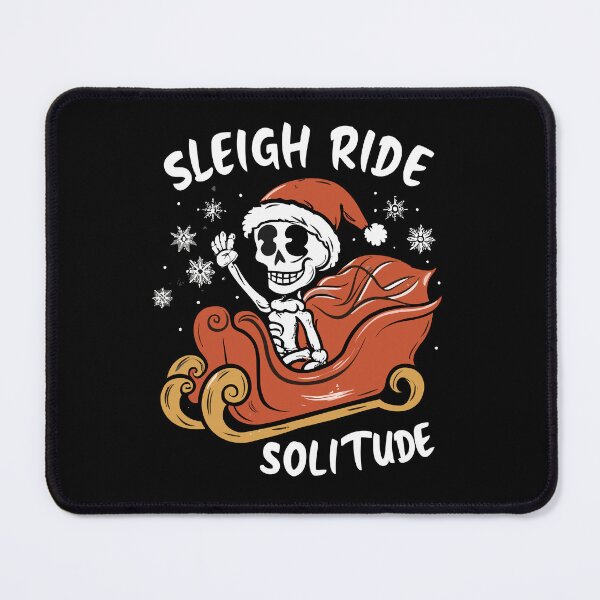 Item preview, Sleigh Ride Solitude - Christmas Nihilism Skeleton designed and sold by Shirtlify.