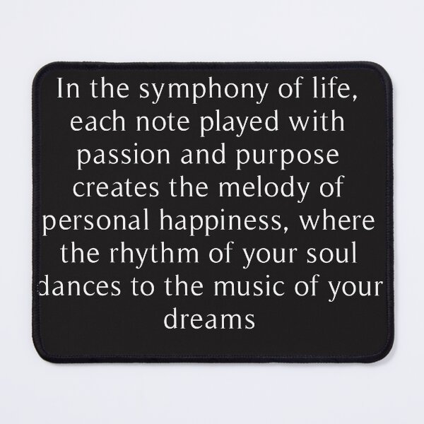 Item preview, Harmony of Dreams original Quote for LIFE-MUSIC-PERSONAL HAPPINESS designed and sold by TheLegatoSTUDIO.