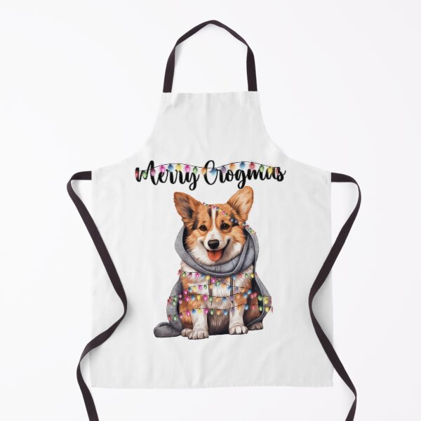 Item preview, Funny Christmas Dog Wrapped in Christmas Lights designed and sold by BotunPeony.
