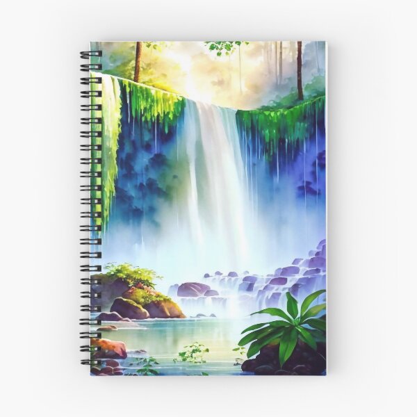 Item preview, Waterfall in the rainforest designed and sold by m-y-A-I-A-R-T-.