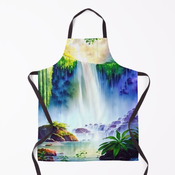 Item preview, Waterfall in the rainforest designed and sold by M-Y-A-R-T-.