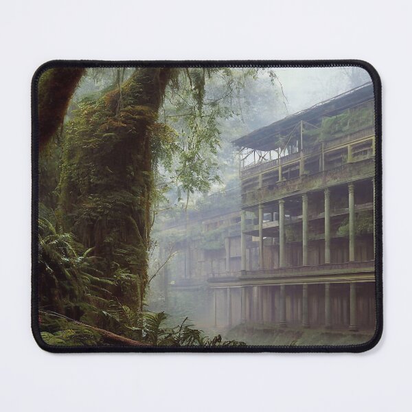 Item preview, Abandoned asylum in amazonian rainforest designed and sold by m-y-A-I-A-R-T-.