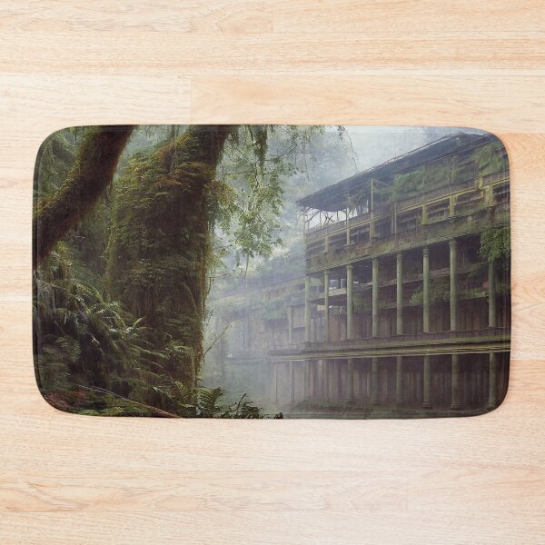 Item preview, Abandoned asylum in amazonian rainforest designed and sold by m-y-A-I-A-R-T-.