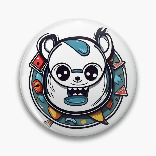 Item preview, Sweet panda bear patch designed and sold by signenordic.