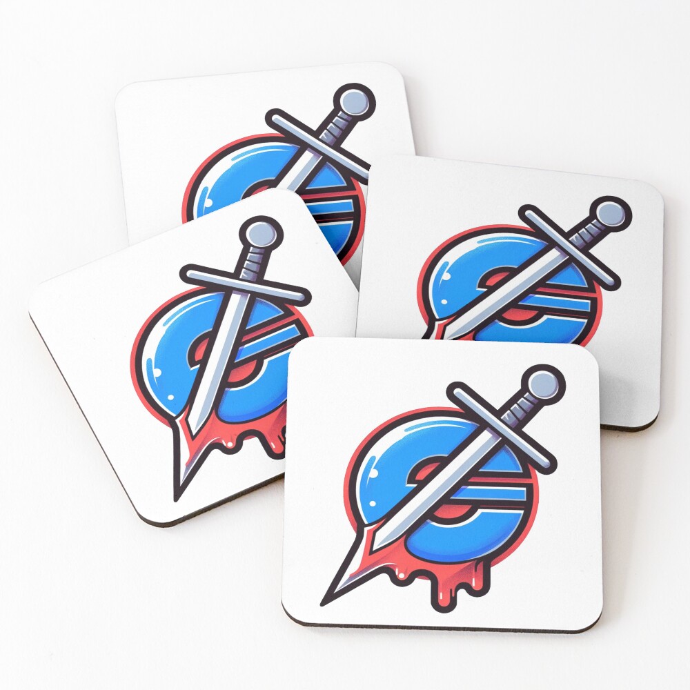 Item preview, Coasters (Set of 4) designed and sold by Geekbits-Store.