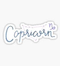 Capricorn Constellation and Sign Sticker