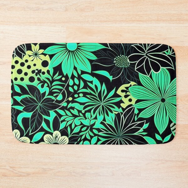 Item preview, Green Floral Pattern designed and sold by JiffyGirls.