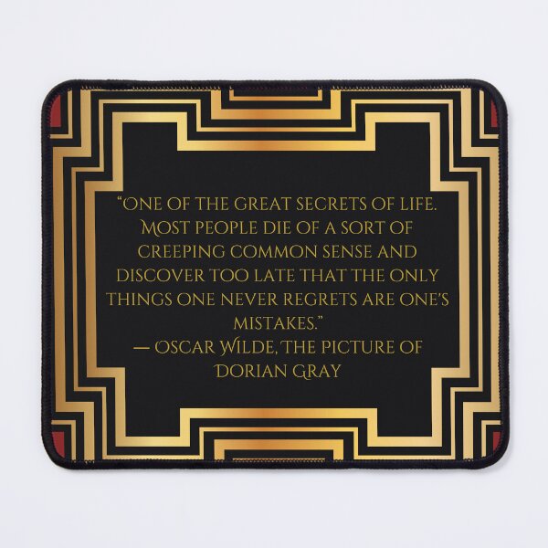 Item preview, Art Deco Oscar Wilde Quote 1 designed and sold by ArDecoS.