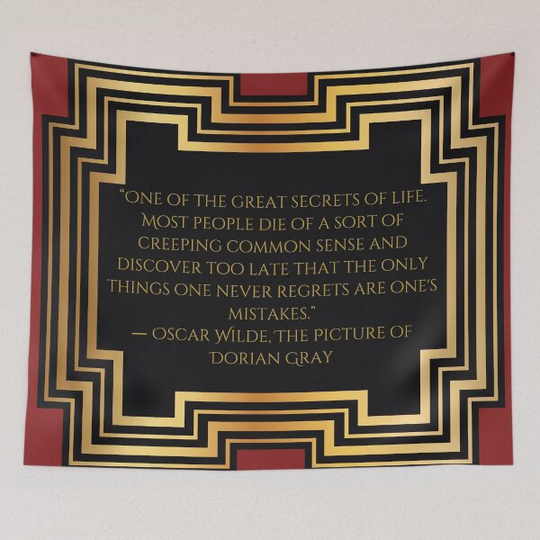 Item preview, Art Deco Oscar Wilde Quote 1 designed and sold by ArDecoS.