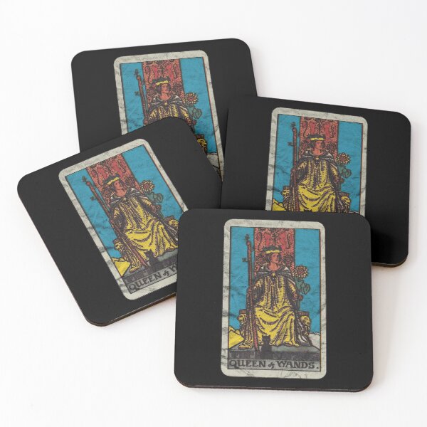 Item preview, Tarot Card - Queen of Wands (distressed design) designed and sold by siggyspatsky.