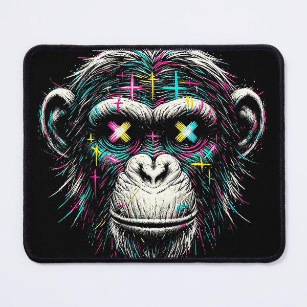 Item preview, Chimp chalk effect sketch. designed and sold by urbanjungle403.