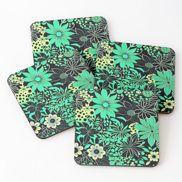 Item preview, Green Floral Pattern designed and sold by JiffyGirls.