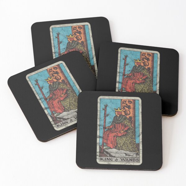 Item preview, Tarot Card - Kings of Wands (distressed design) designed and sold by siggyspatsky.