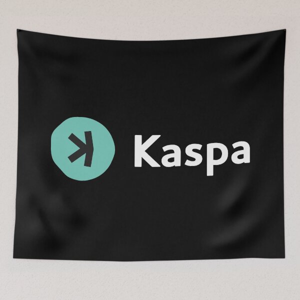 Item preview, Kaspa KAS Crypto Altcoin - The Future of Decentralized Finance (Horizontal Green) designed and sold by CryptoMoods.
