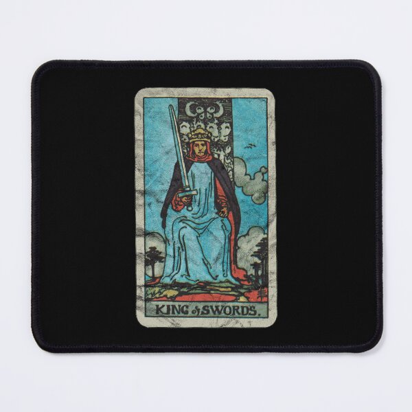 Item preview, Tarot Card - King of Swords (distressed design) designed and sold by siggyspatsky.