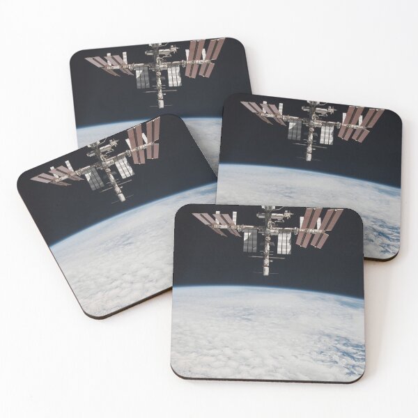 Item preview, STK204504S-International Space Station in orbit above Earth. designed and sold by StocktrekImages.