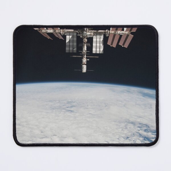 Item preview, STK204504S-International Space Station in orbit above Earth. designed and sold by StocktrekImages.
