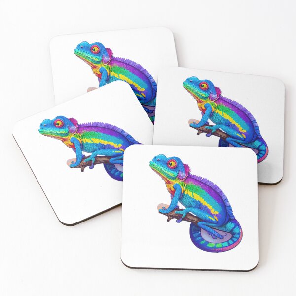 Item preview, Colourful chameleon designed and sold by KookiewthTae.