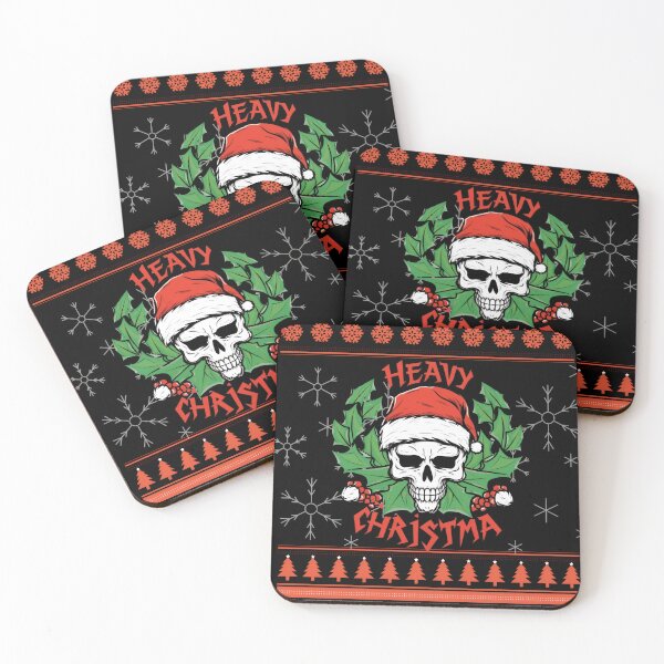 Item preview, HEAVY CHRISTMAS Skull Bones santa | DEATH BLACK METAL Rocker Rock | Ugly Xmas Sweater designed and sold by General-Corner.
