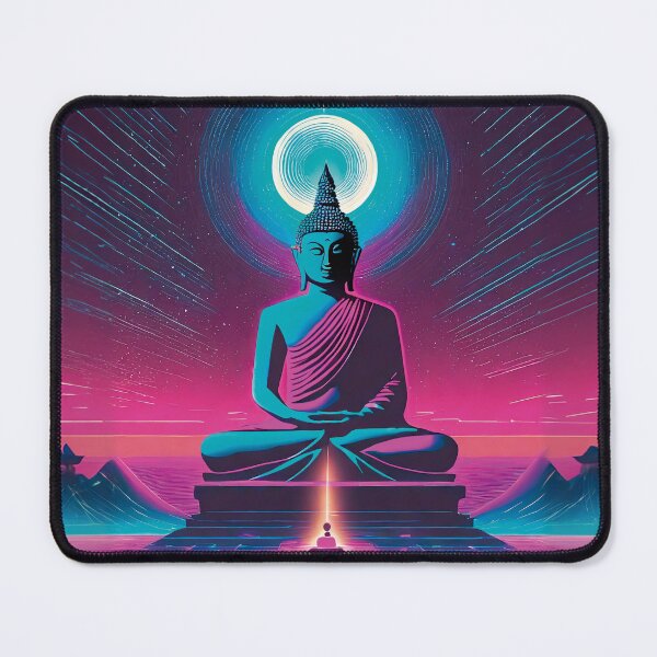 Item preview, Synthwave Buddha designed and sold by Synthwave1988.