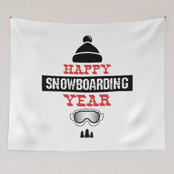 Item preview, Happy Snowboarding designed and sold by BroZoneHub.