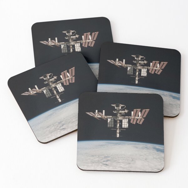 Item preview, STK204505S-International Space Station in orbit above Earth. designed and sold by StocktrekImages.