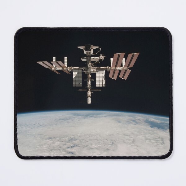 Item preview, STK204505S-International Space Station in orbit above Earth. designed and sold by StocktrekImages.