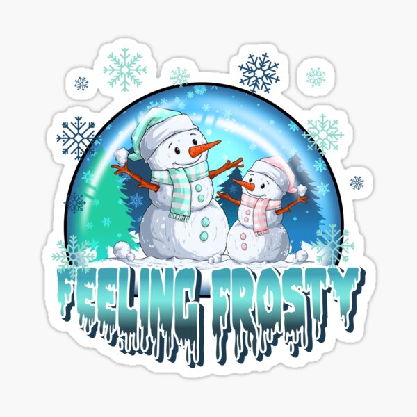 Feeling Frosty Foam Stickers 3D Puffy Soft Texture ASMR Winter