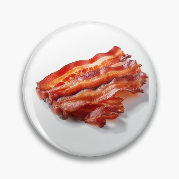 Item preview, Bacontopia: Wrap Your World in Crispy Deliciousness with this Sizzling Bacon Pattern! designed and sold by Ignorant-Artist.