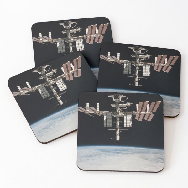 Item preview, STK204506S-International Space Station in orbit above Earth. designed and sold by StocktrekImages.