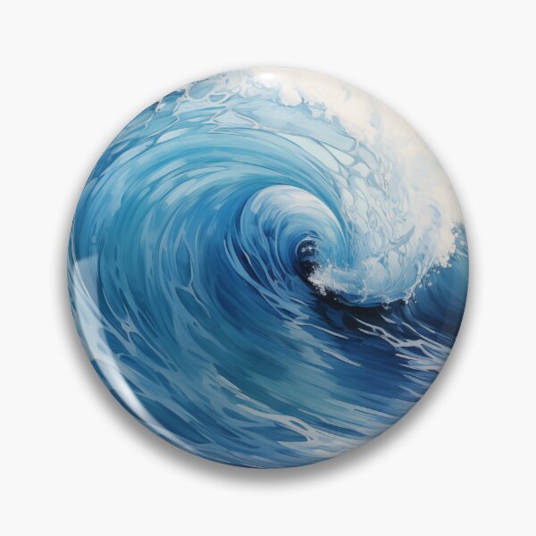Item preview, Blue Ocean Waves designed and sold by SunMoonMilk.