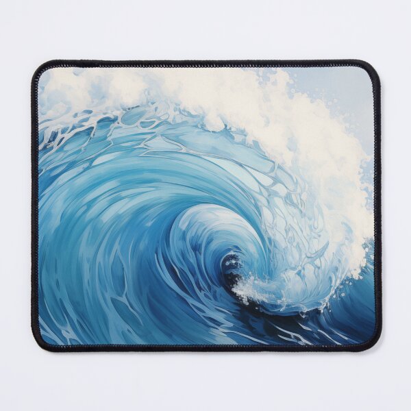 Item preview, Blue Ocean Waves designed and sold by SunMoonMilk.