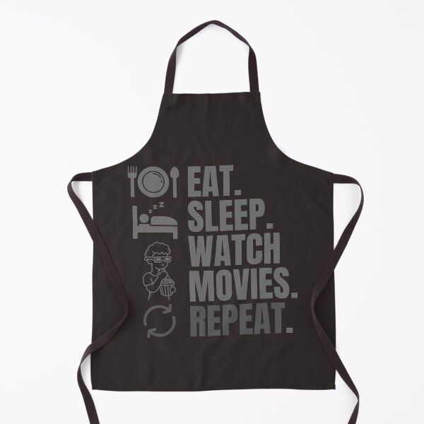 Item preview, Eat sleep watch movies repeat designed and sold by Creativedsigna.