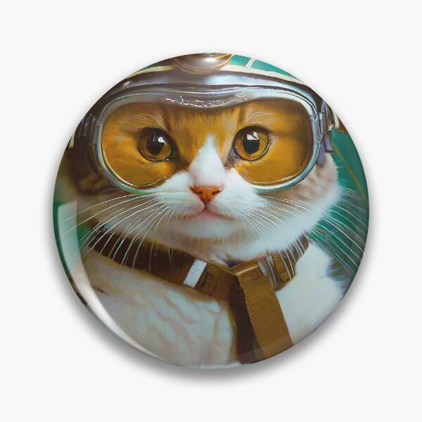 Item preview, handsome cat pilot captain designed and sold by jojokrap-2023.