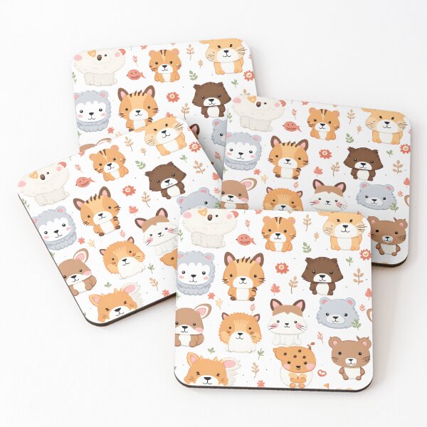 Item preview, Charming Animal Illustrations for Children's Spaces designed and sold by VectorPlace.