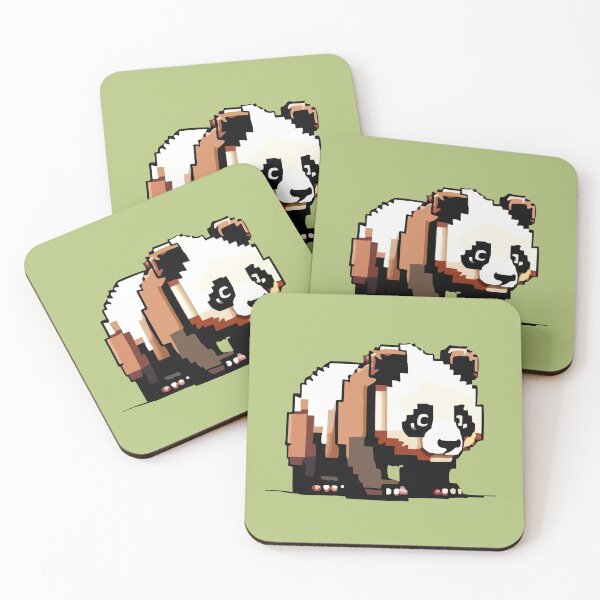 Item preview, Panda teddy bear pixel style designed and sold by Andrey-Myagkov.