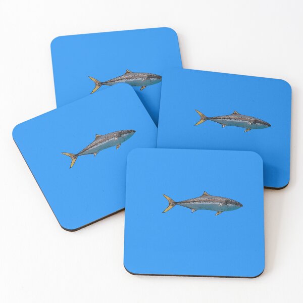 Item preview, Yellowtail Kingfish Great Amberjack Black Alternate Design  designed and sold by designsasstultd.