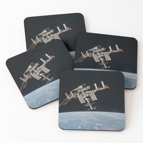 Item preview, STK204508S-International Space Station in orbit above Earth. designed and sold by StocktrekImages.