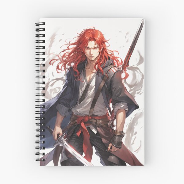 Item preview, Anime samurai boy warrior portrait art designed and sold by TheArtistOf2022.