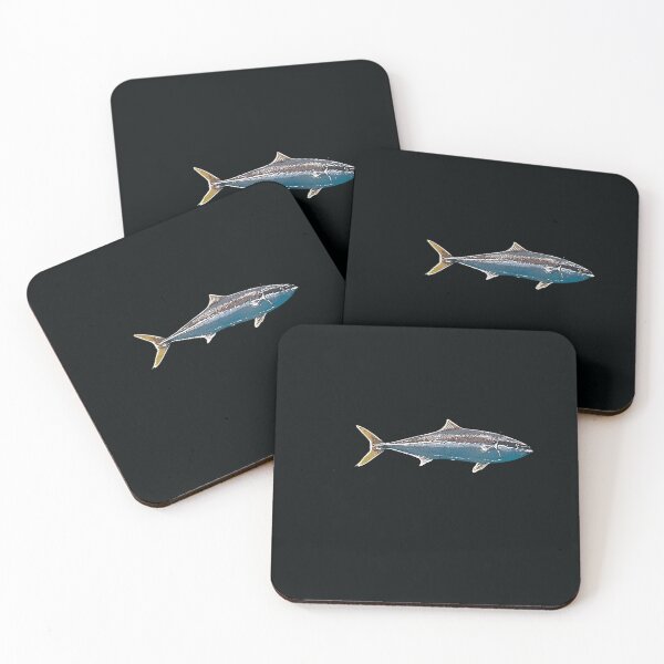 Item preview, Yellowtail Kingfish Great Amberjack White Alternate Design  designed and sold by designsasstultd.