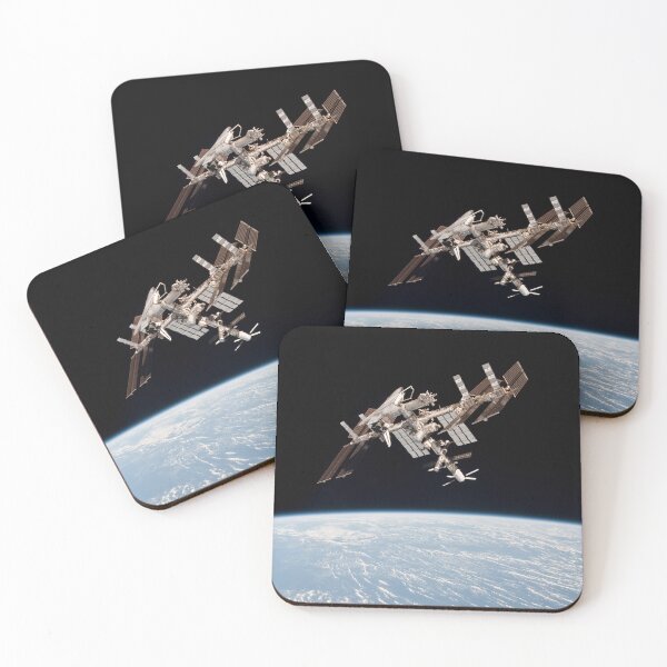 Item preview, STK204509S-International Space Station in orbit above Earth. designed and sold by StocktrekImages.