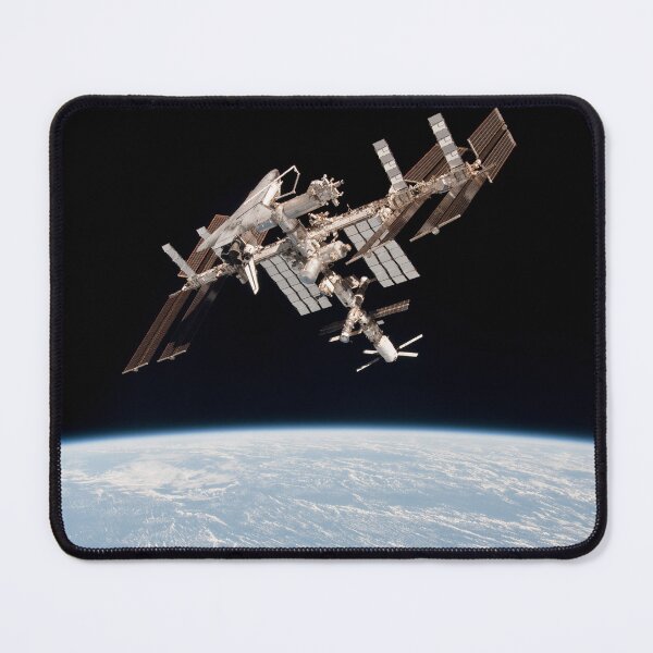 Item preview, STK204509S-International Space Station in orbit above Earth. designed and sold by StocktrekImages.