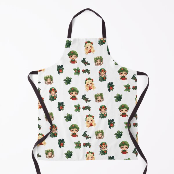Item preview, Whimsical Plant Decor: Elf Faces and Festive Foliage designed and sold by WickedFairySt.