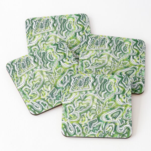 Item preview, Doodle Tile Green designed and sold by Tweetyeti.