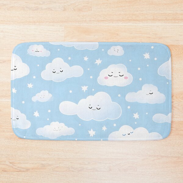 Item preview, Dreamy Clouds and Stars Pattern for Children designed and sold by VectorPlace.