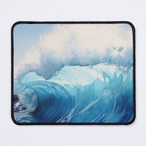 Item preview, Pretty Blue Ocean Waves  designed and sold by SunMoonMilk.