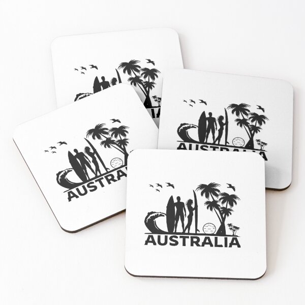 Item preview, AUSTRALIA ~ SUNSET ~ SURFERS ~ (CNVA-12) designed and sold by RodeoMalibu.